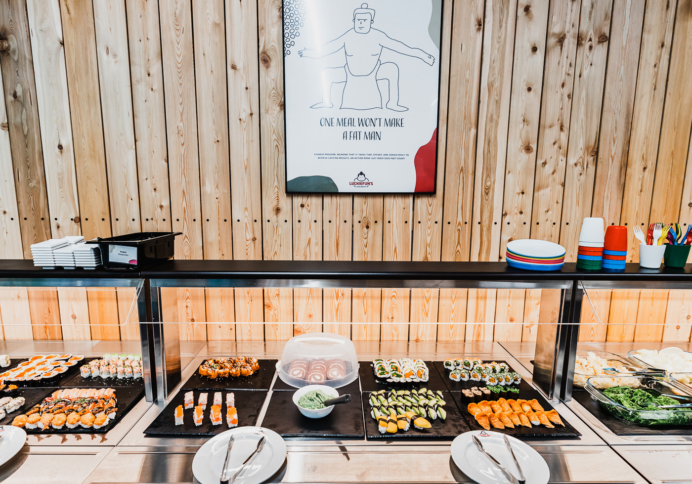 Sushi buffet Ideapark Seinäjoki